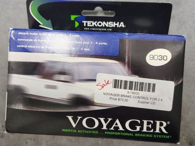 Tekonsha Voyager 9030 Electric Trailer Brake Control for 1-4 Axles Proportional Braking System