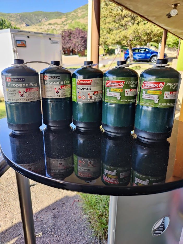 Coleman and Ozark-Trail Propane Tanks | 5 Total