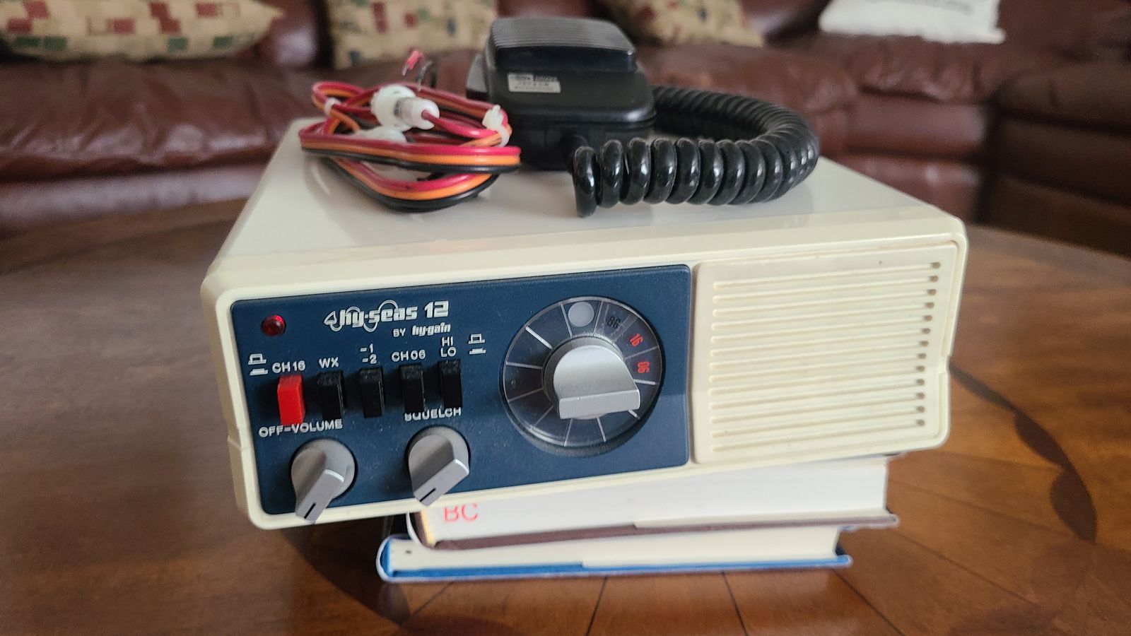 HyGain Marine band transceiver for your boat or home.