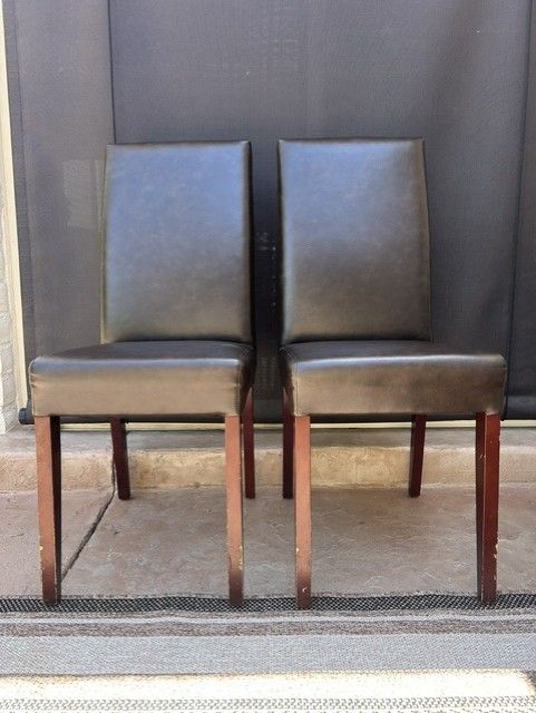 Adam Leather Dining Chairs