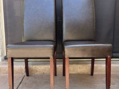 Adam Leather Dining Chairs