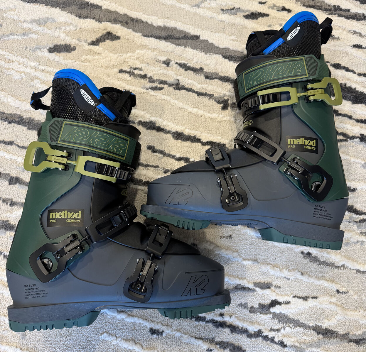 K2 FL3X Method Pro Ski Boots 2025 28.5 Mens 10 10.5 11 w/ Full Tilt Liners