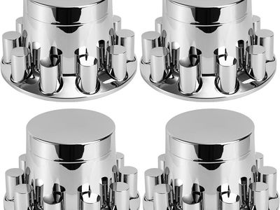 4ct Rear Axle Wheel Covers w/33mm Lug Nut Covers