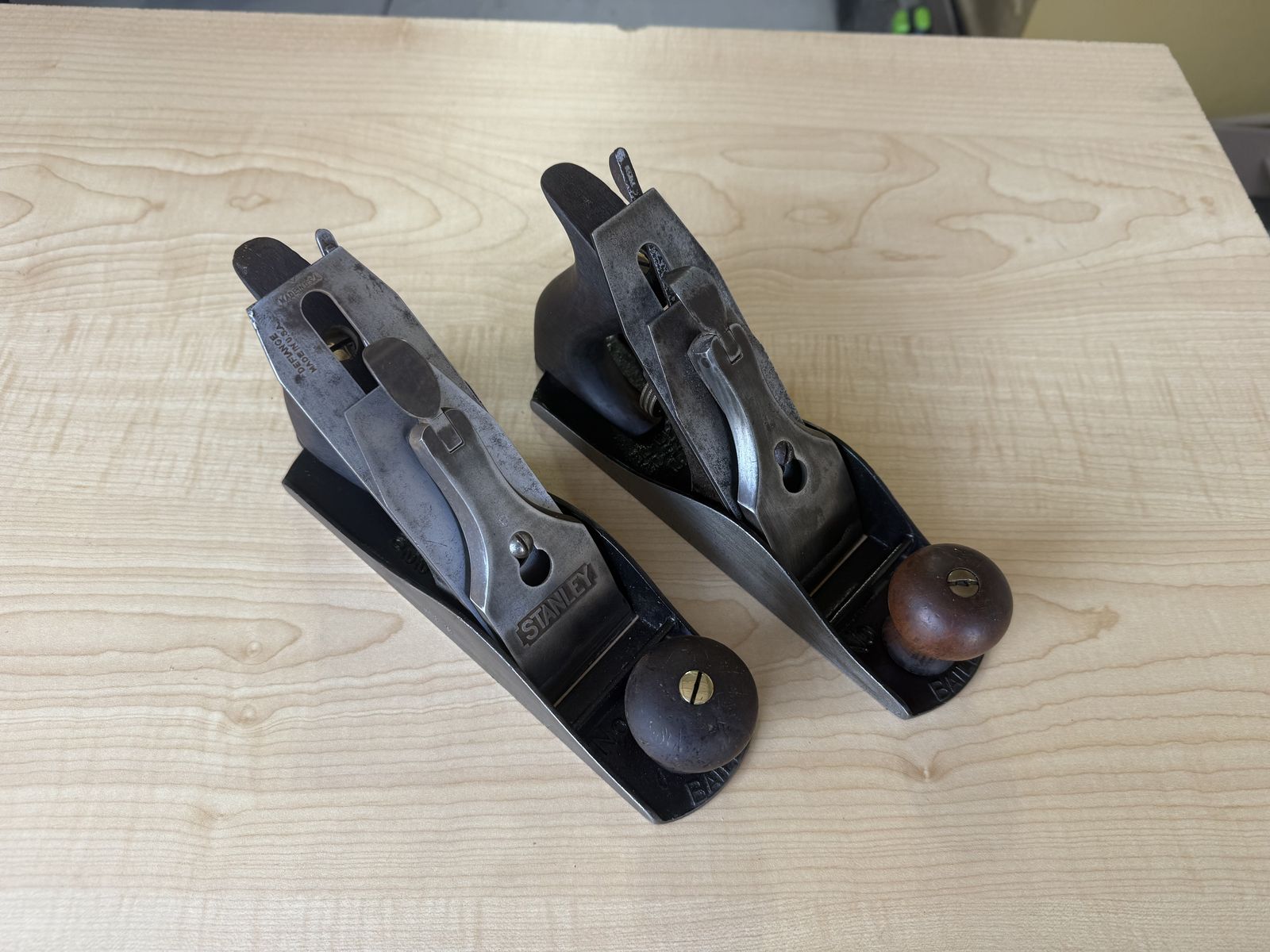 Stanley #4 planes