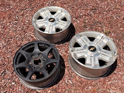 2002-2013 Chevy Avalanche OEM Factory Rims & Spare Rim