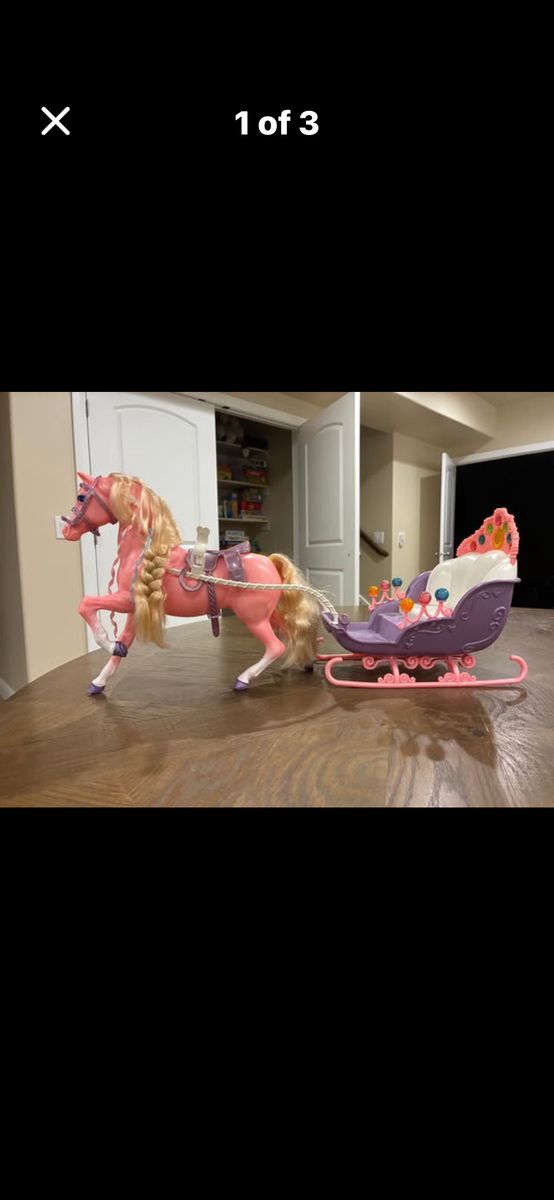 Barbie Horse And Sleigh
