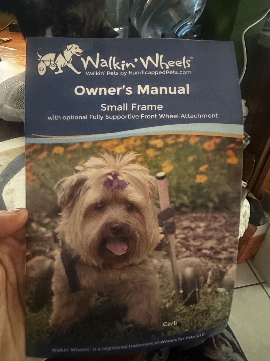 Free small dog wheel chair