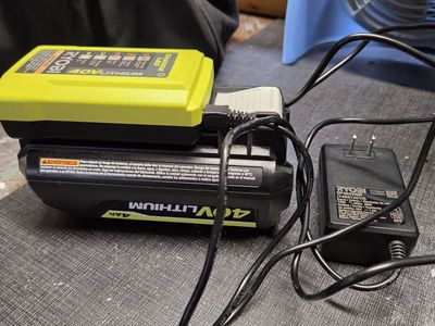 ryobi 40 volt lithium battery and charger