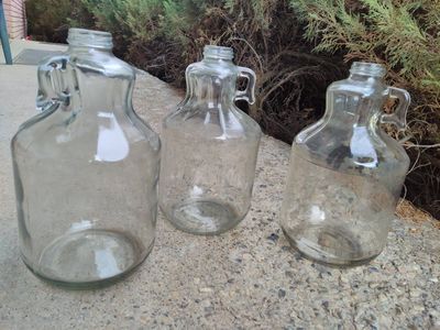 1 gallon glass water jugs bottle