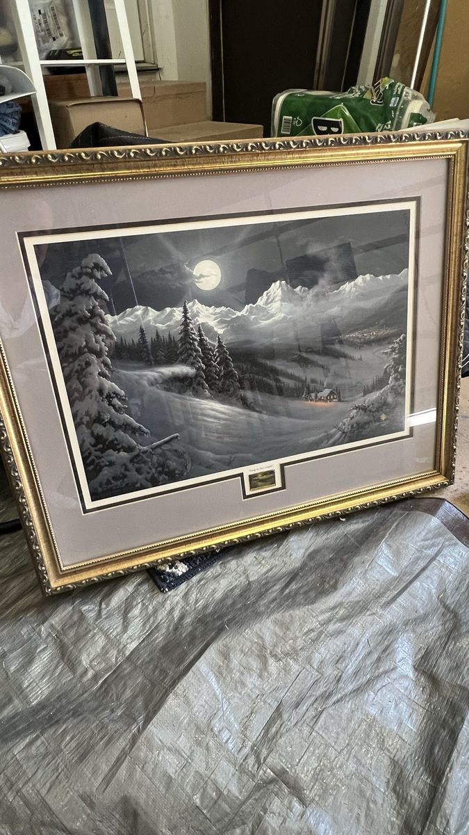 Framed Winter Landscape Wall Art by Jesse Barnes