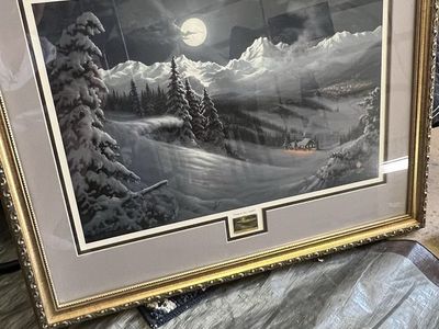 Framed Winter Landscape Wall Art by Jesse Barnes