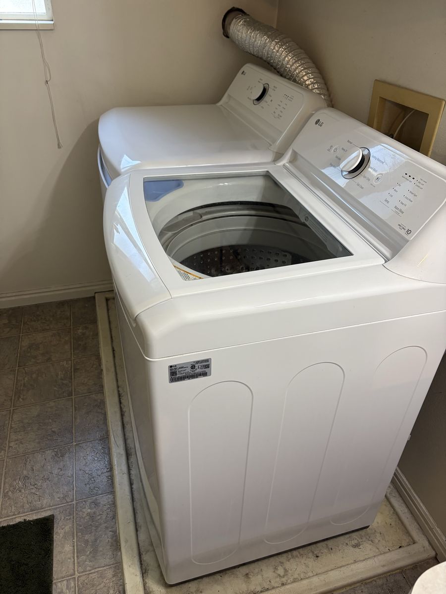 LG washer and dryer