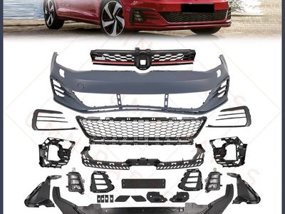 OMNIPARTS MK7.5 Golf R Style Bumper Conversion Kit for VW Golf 7 GTI