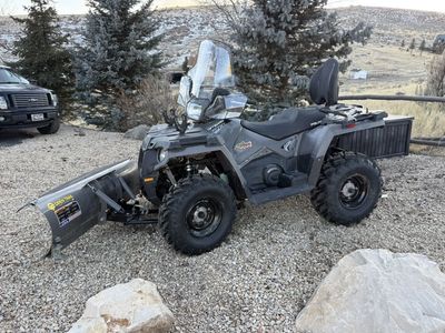 2022 Polaris Sportsman 570 ATV with Windshield and Snow Plow