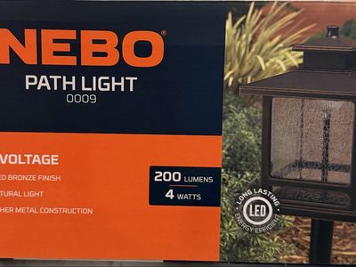 NEBO NEB-LSP-0009 Low-Voltage Path Light - 200 Lumens, Oil-Rubbed Bronze LED