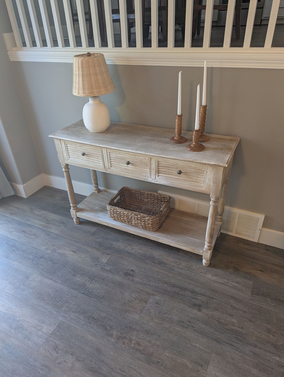 Wood Console Table