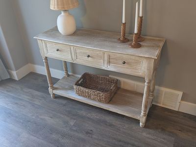 Wood Console Table