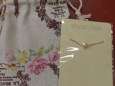 Little Girl's, Pink, Pearl Necklace