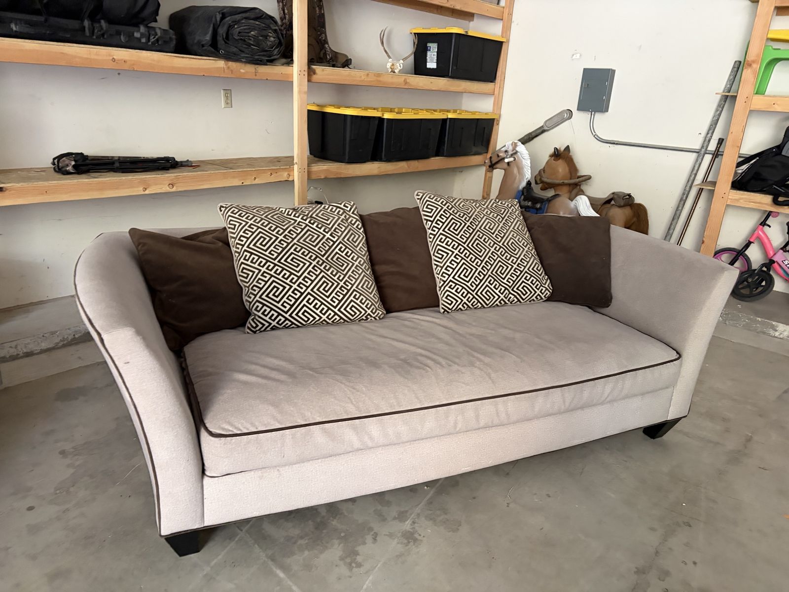 Couch and Pillows