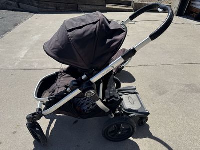 Baby Jogger City Select Lux Stroller with Glider Board - Black/Silver, Used