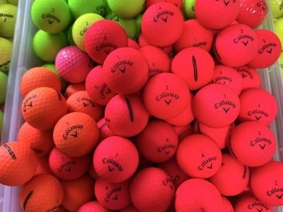 Like New Callaway Colored Golf Balls in Stock