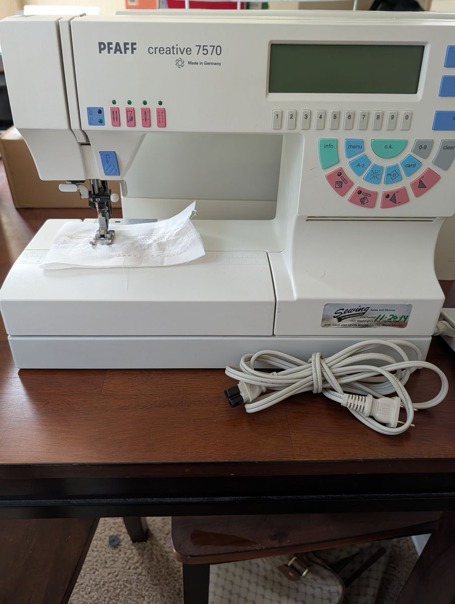 Pfaff sewing machine for sale.