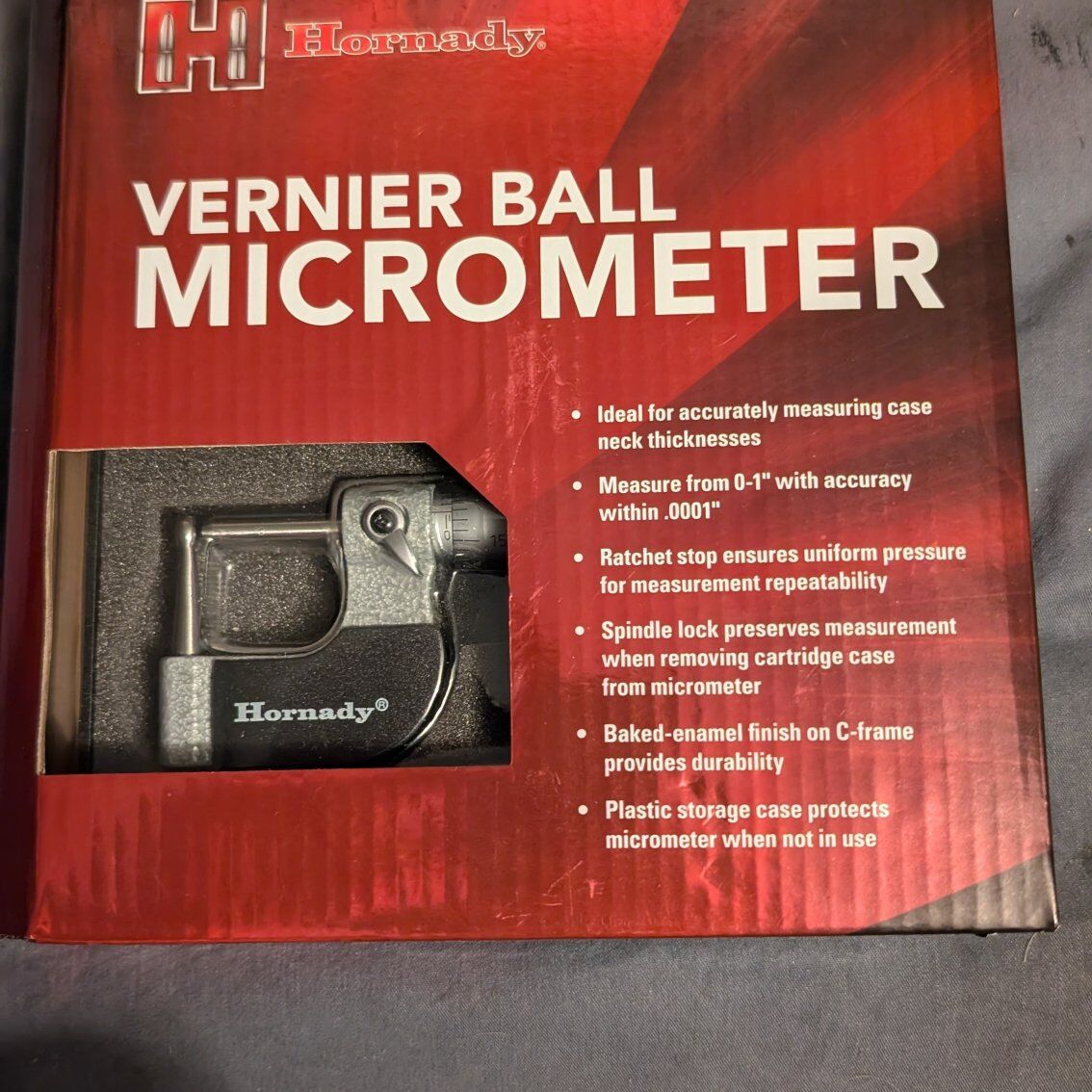 Hornady Verneir ball Micrometer