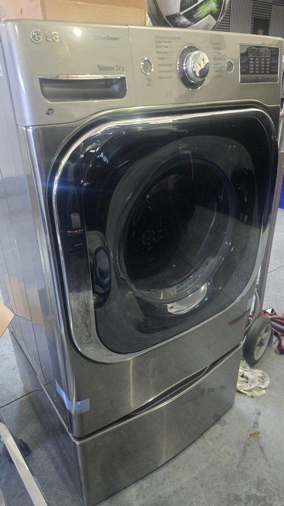 LG Dryer DLEX8100V with base