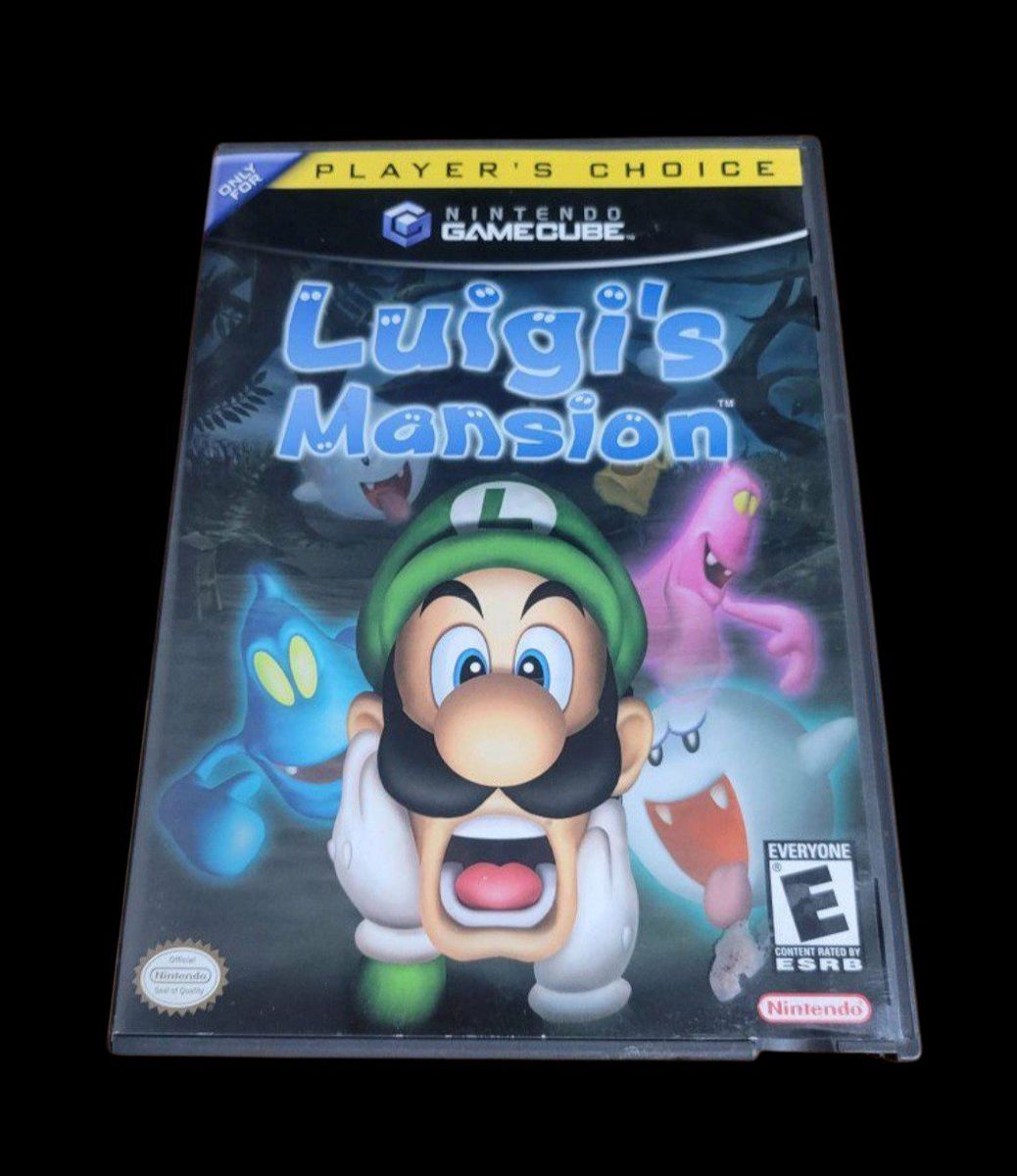 Luigi’s Mansion Players Choice Nintendo GameCube Complete In Box Tested Works.