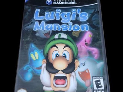 Luigi’s Mansion Players Choice Nintendo GameCube Complete In Box Tested Works.
