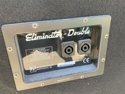 Two EV Eliminator Double Huge Passive Speaker PA / DJ Subwoofers