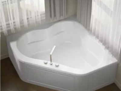 Elegant and beautiful 60" x 60" corner bath K-1161-LA-0