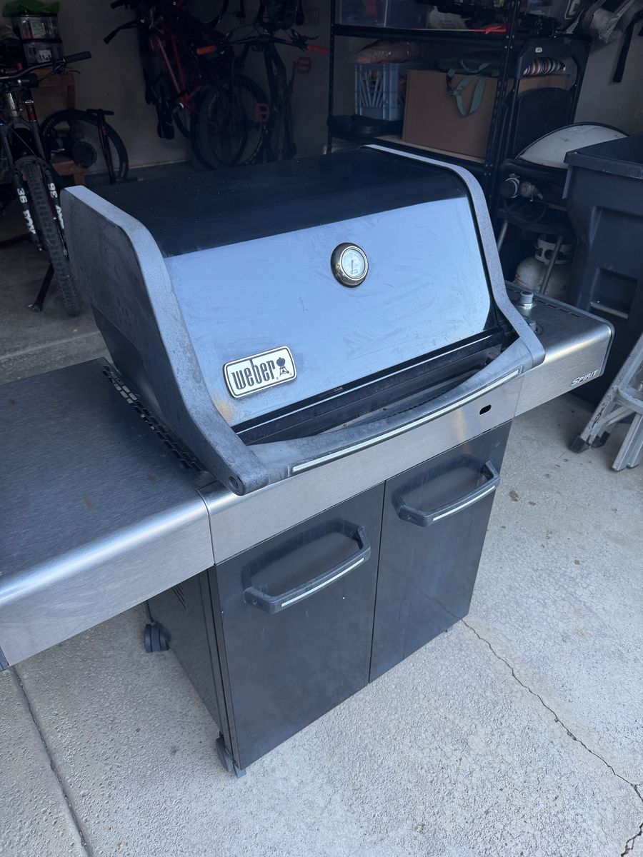 For Sale:  Weber Spirit 3 Burner Grill