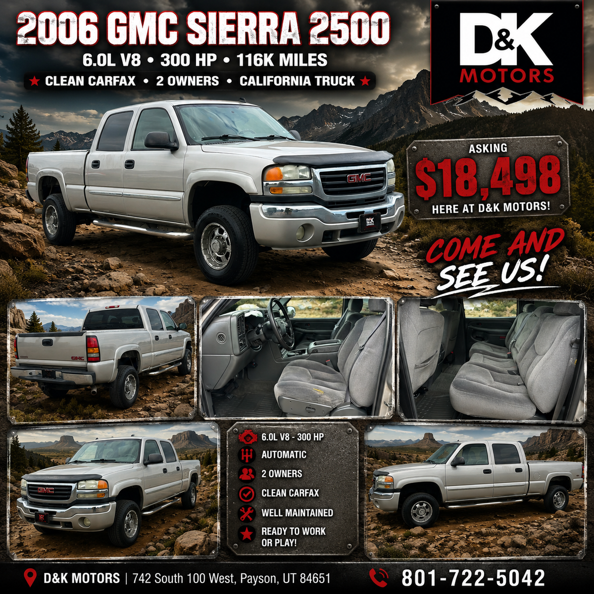 2006 GMC 2500 SLT