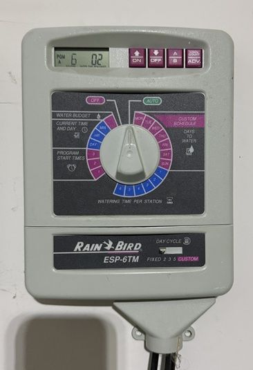 Sprinkler timer - 6 station
