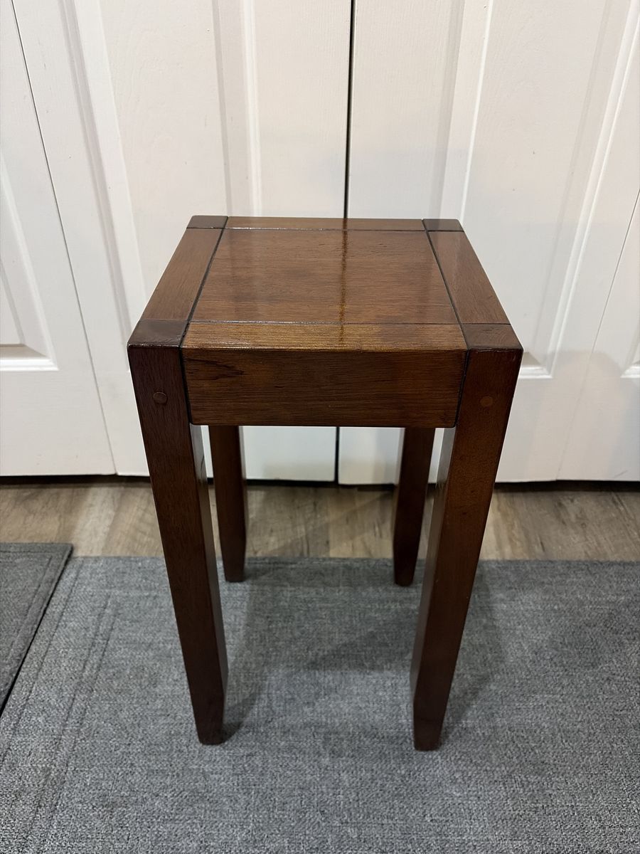 Georgous Small Real Wood Plant Stand