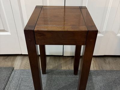 Georgous Small Real Wood Plant Stand