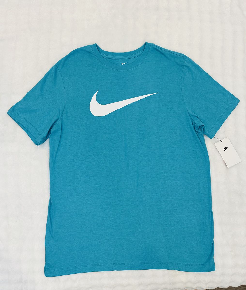 Nike Aqua Blue T-Shirt Size Large