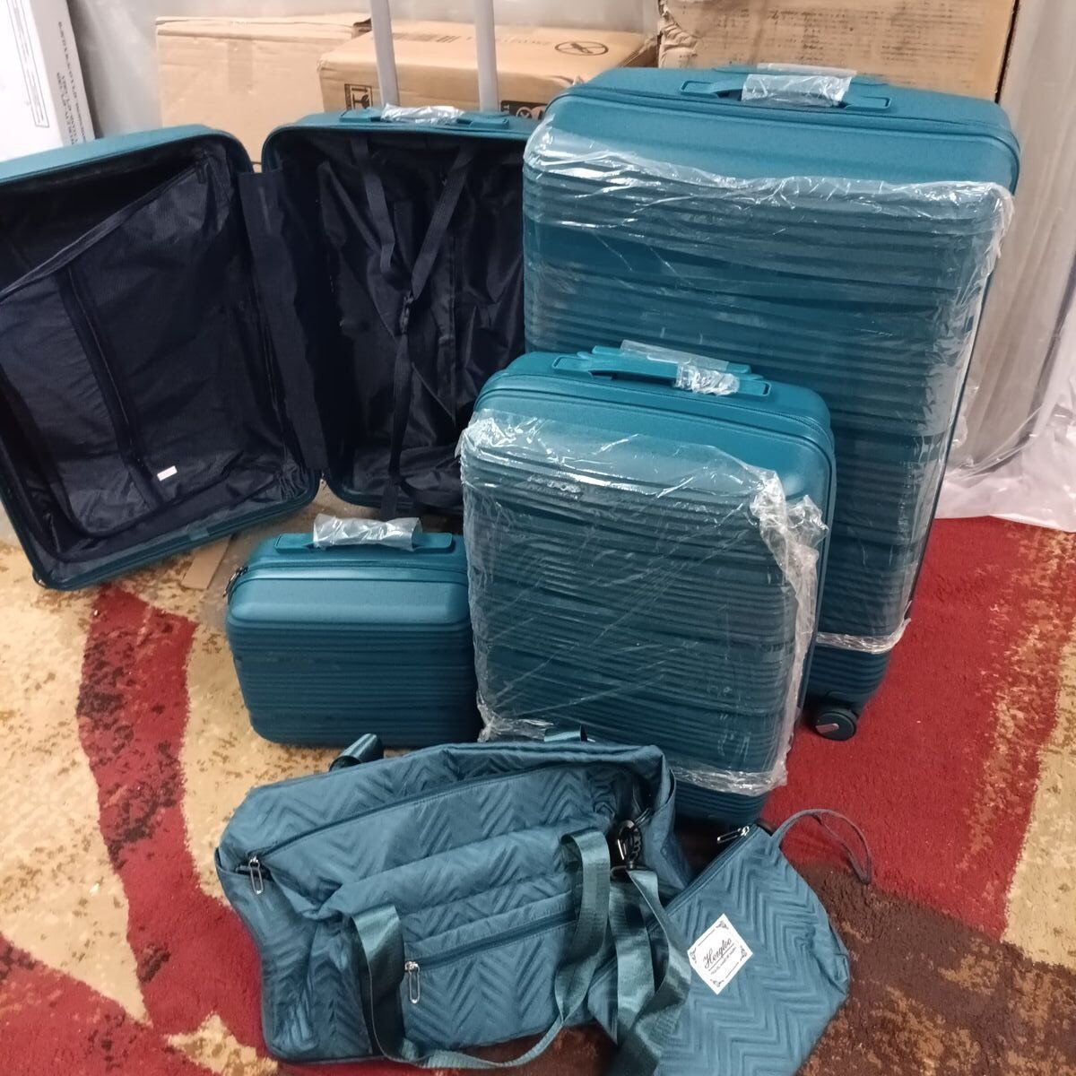 Hengtoo 6pc luggage set hardcover