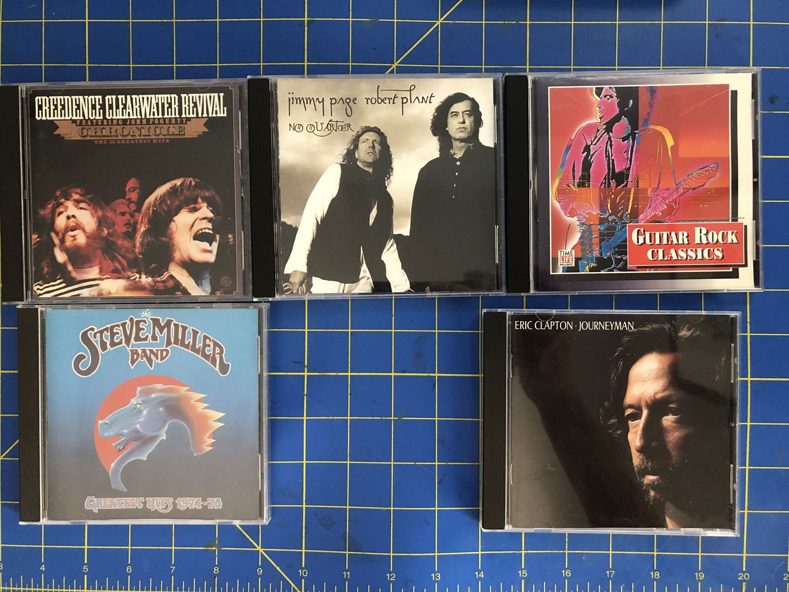 CCR, Clapton, SMB, Page/Plant, TL's Guitar Rock Compact Discs