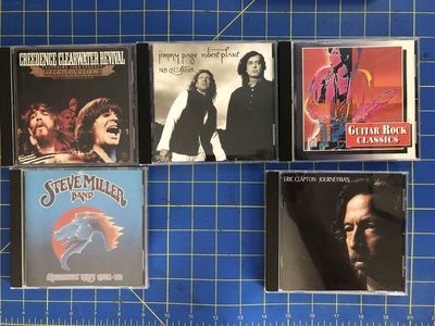 CCR, Clapton, SMB, Page/Plant, TL's Guitar Rock Compact Discs