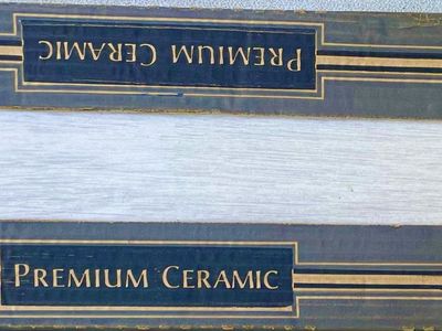 White Ceramic Wall & Floor Tiles 6"x24" - 5 Boxes (80 Sq Ft Total)
