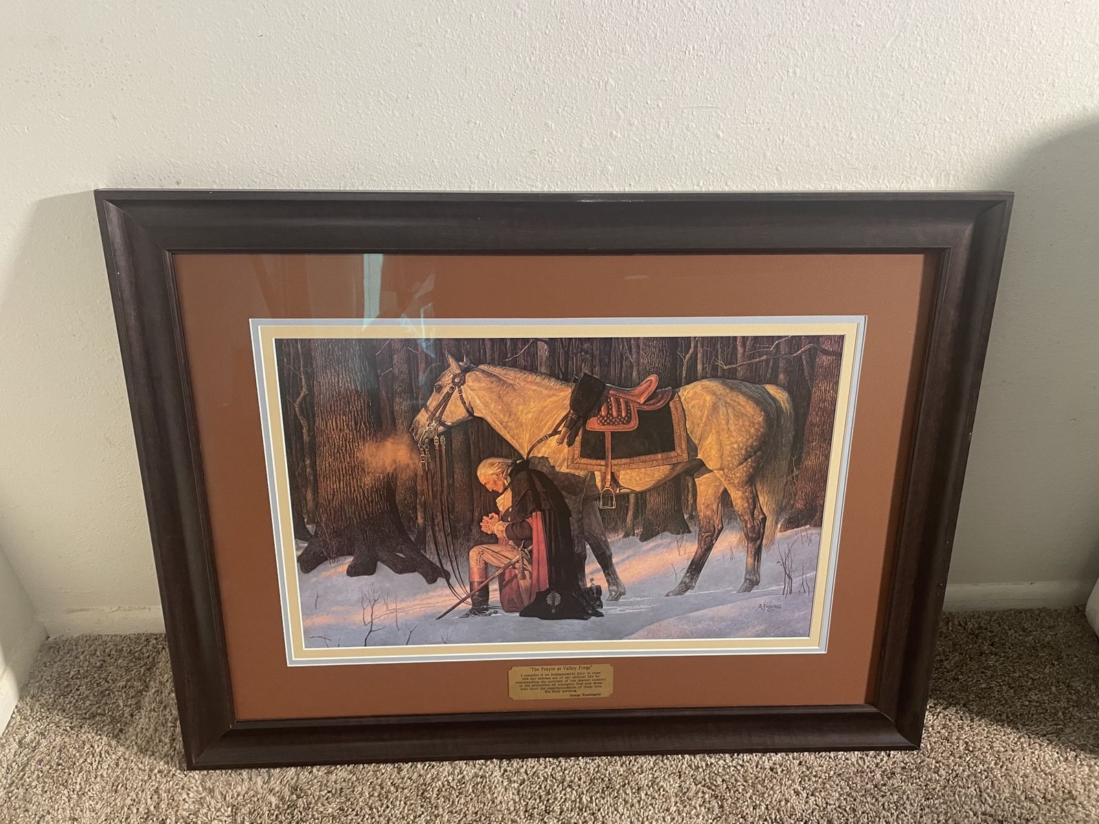 The prayer at valley forge ——George Washington