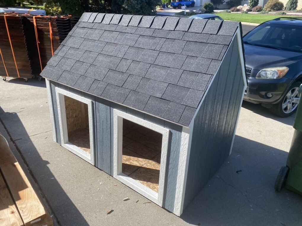 Solid Wooden Goat House