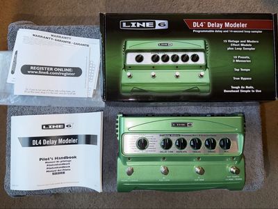 Line 6 DL4 Delay Modeler Pedal with Box and Manual