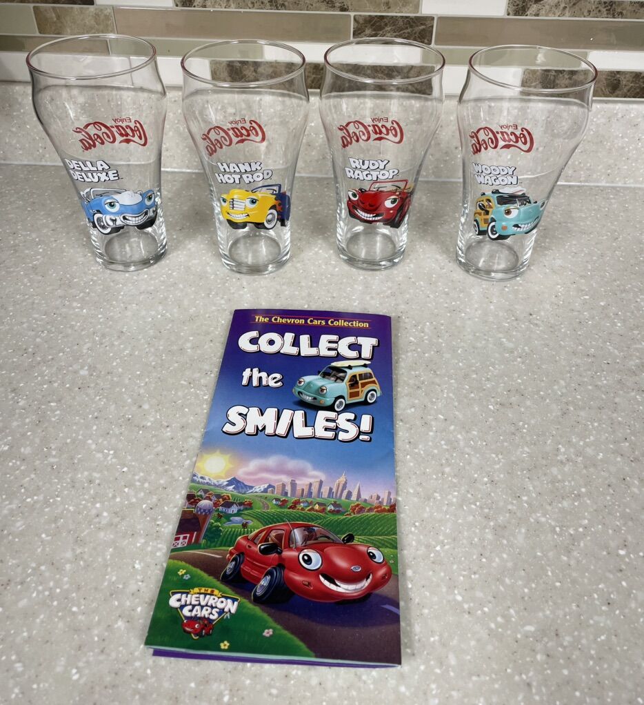 Chevron Coca Cola 16 Oz Collectible Glasses
