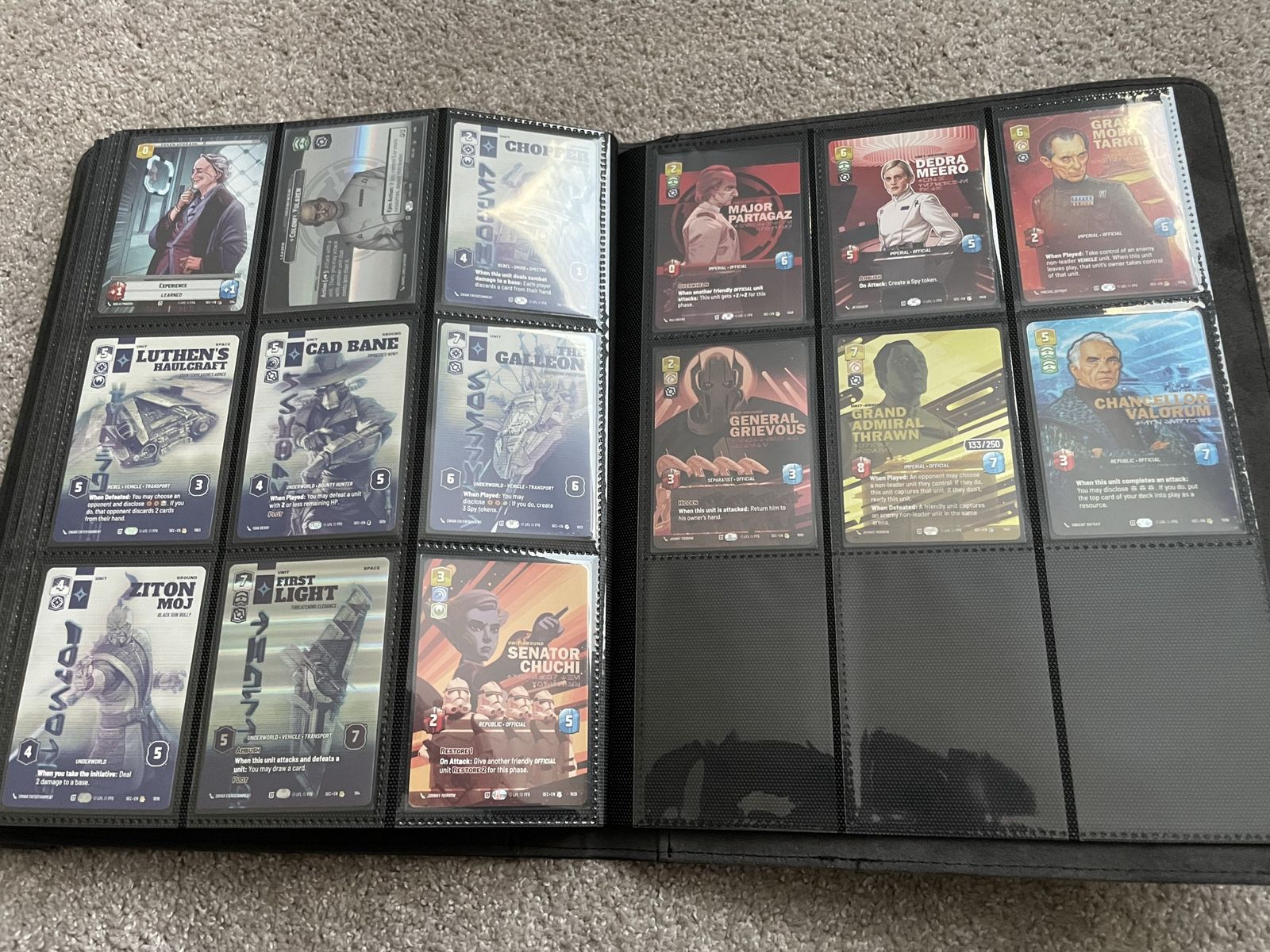 Star Wars Unlimited card collection