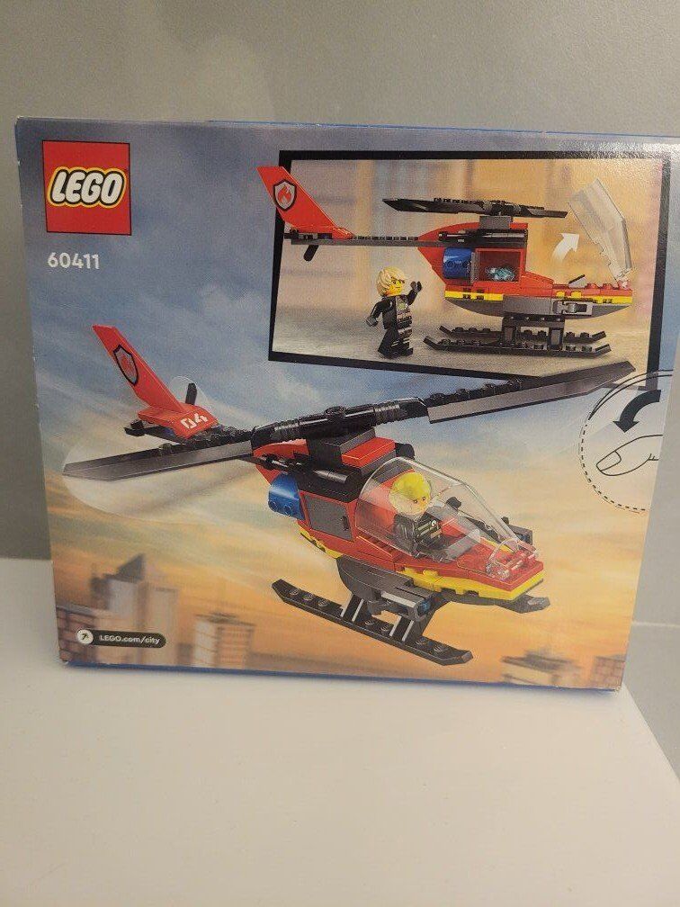 Lego Fire Rescue Helicopter new 60411