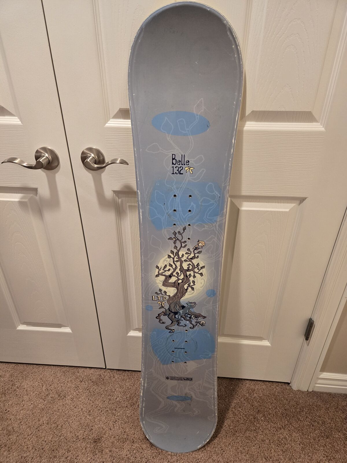 LTD Belle 132 Womens Snowboard, Versaflex Core, Good Condition