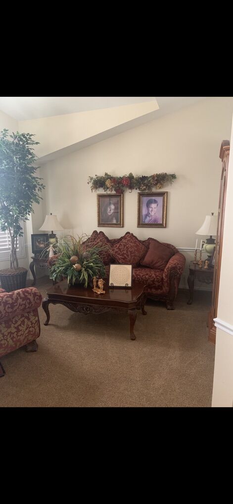 Cloth Couch And Cloth Loveseat For Sale